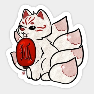 Kawaii Kitsune Sticker